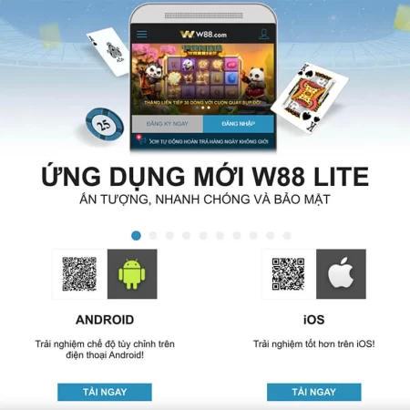 Dễ dàng Tải App W88 Mobile cho người mới bắt đầu